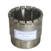 Electroplated diamond casing shoe bits