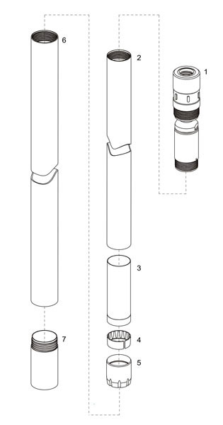 T2 Series Double Tube Core Barrels