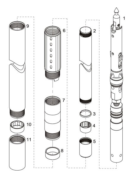 WLN Double Tube Core Barrel