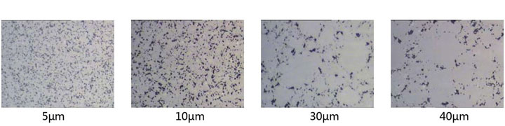 pcd grain size in micro structure